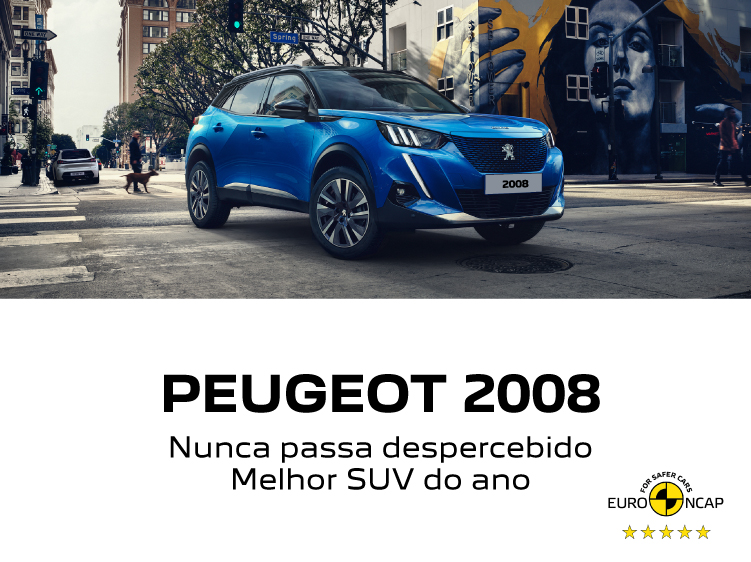Peugeot 2008, o SUV mais compacto para si!