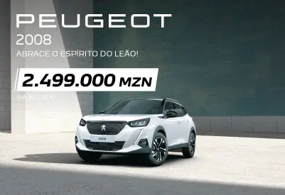 Peugeot 2008 agora por apenas 2.499.000 MZN