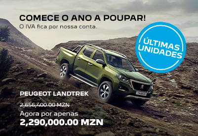 Peugeot Landtrek agora por apenas 2,290,000.00 MZN!